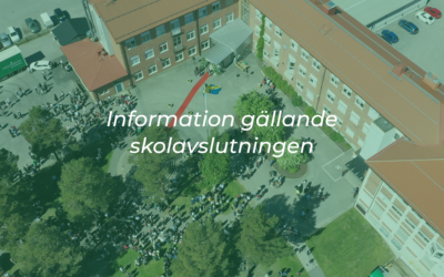 Skolavslutningar sker utan publik